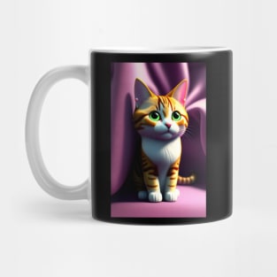 Cute cat graphic design artwork Mug